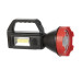 Ліхтар акумуляторний 1LED+1COB, power bank, індикатор заряду, сонячна панель INTERTOOL LB-0107