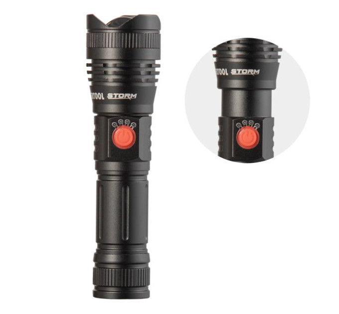Ліхтар ручний Alu, 1200LM, 3 режими, STORM INTERTOOL LB-0130