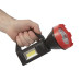 Ліхтар акумуляторний 1LED+1COB, power bank, індикатор заряду, сонячна панель INTERTOOL LB-0107