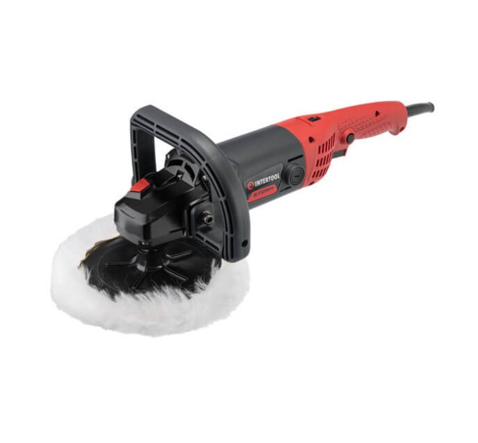 Машина полiрувальна STORM 1400 Вт, 800-3200 об/хв., 180 мм, 230 В INTERTOOL WT-1800