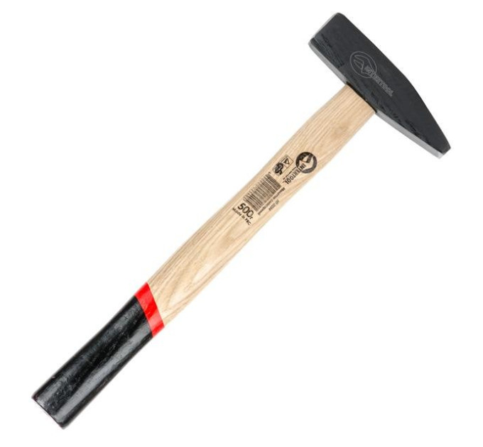 Молоток слюсарний 500 г, ручка ясен INTERTOOL HT-0254