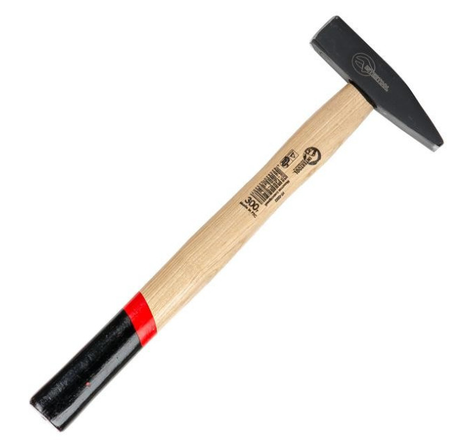 Молоток слюсарний 300г,ручка ясен INTERTOOL HT-0252