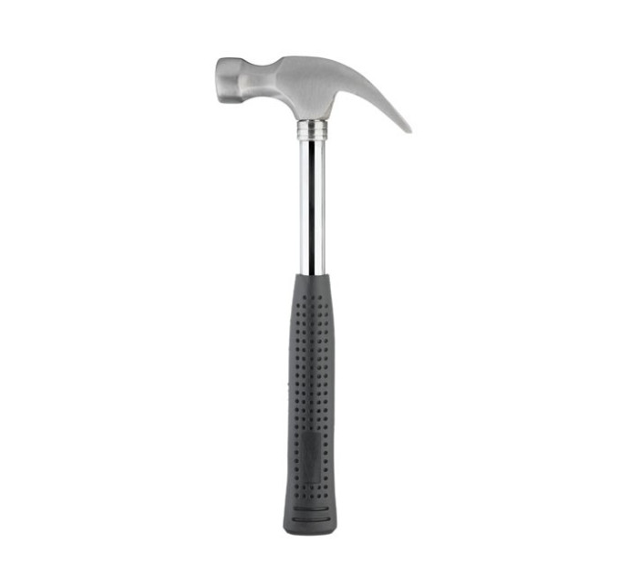 Молоток столярний (лапа) 450 г, з металевою ручкою INTERTOOL HT-0224