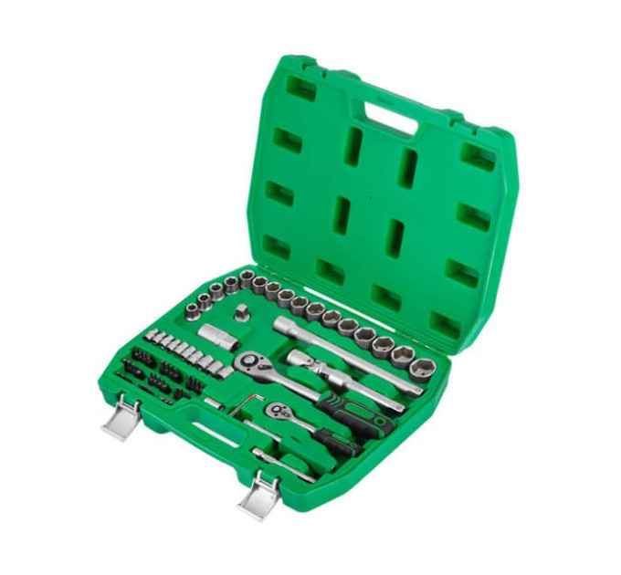 Набір інструментів 1/2" & 1/4", 72 од. INTERTOOL ET-6072SP