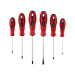 Набір викруток 6 од. (SL3*75, SL5*100, SL6*125, PH0*75, PH1*100, PH2*125), CrV, Ergo-design INTERTOOL VT-2005