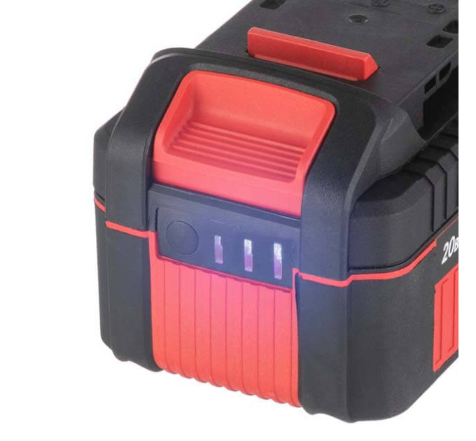 Акумулятор 20 В, Li-ion, 4.0 Аг, індикатор рівня заряду INTERTOOL WT-0341