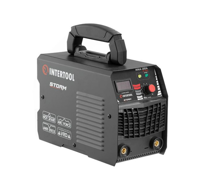 Апарат зварювальний, інверторний MMA-200A, STORM INTERTOOL WT-4005