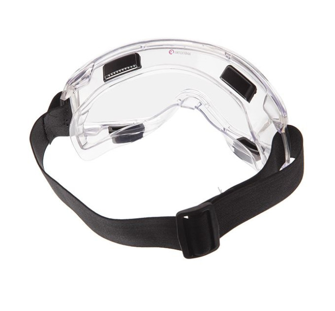 Окуляри захисні прозорі закритого типу, матеріал лінз полікарбонат, оптичний клас 2 INTERTOOL SP-0078