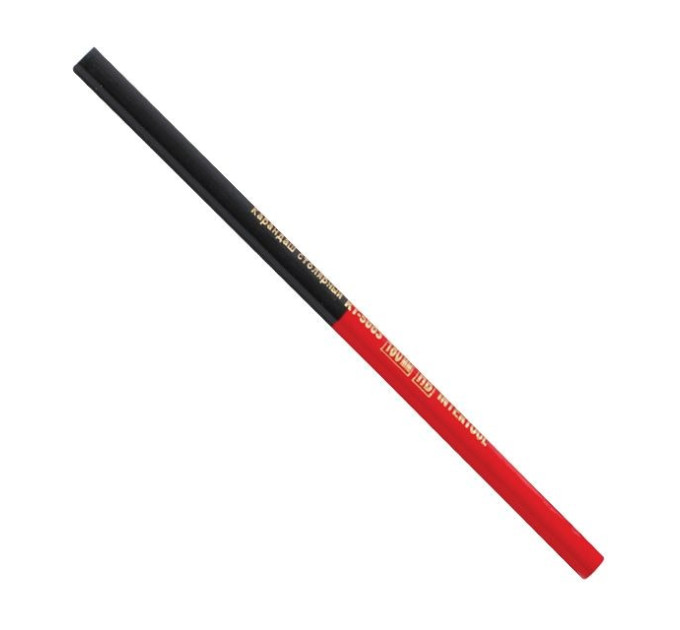Олівець столярний 7", 12 шт/уп. INTERTOOL KT-5003