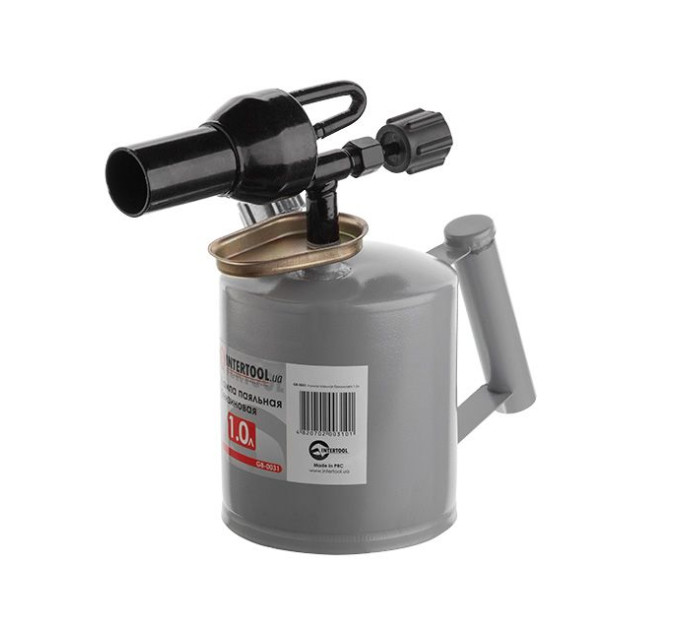 Лампа паяльна бензинова 1.0 л INTERTOOL GB-0031