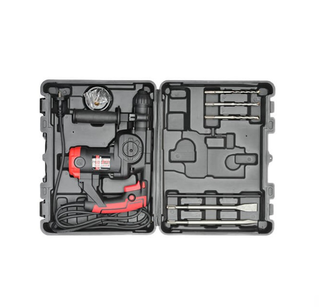 Перфоратор 900 Вт, 3.5 Дж, 0-930 об/хв., 0-5100 уд/хв., 3 режими INTERTOOL WT-0160