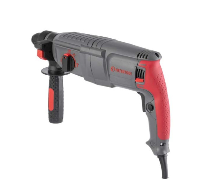 Перфоратор 850 Вт, 3.2 Дж, 0-900 об/хв., 0-4400 уд/хв., 3 режими, SDS plus INTERTOOL DT-0180