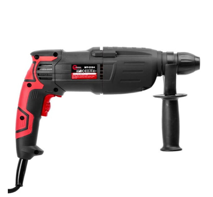 Перфоратор 850 Вт, 3 режими, 2,5 Дж, 0-1100 об/хв., 0-5100 уд./хв. INTERTOOL WT-0154