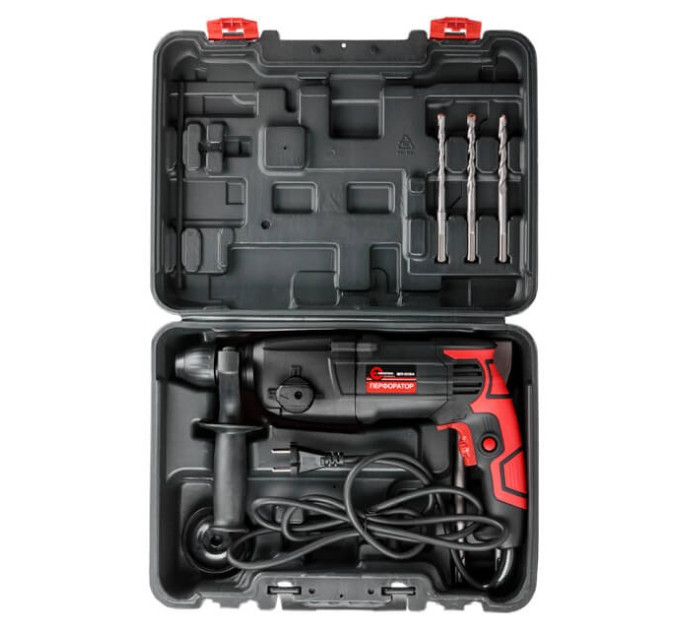 Перфоратор 850 Вт, 3 режими, 2,5 Дж, 0-1100 об/хв., 0-5100 уд./хв. INTERTOOL WT-0154