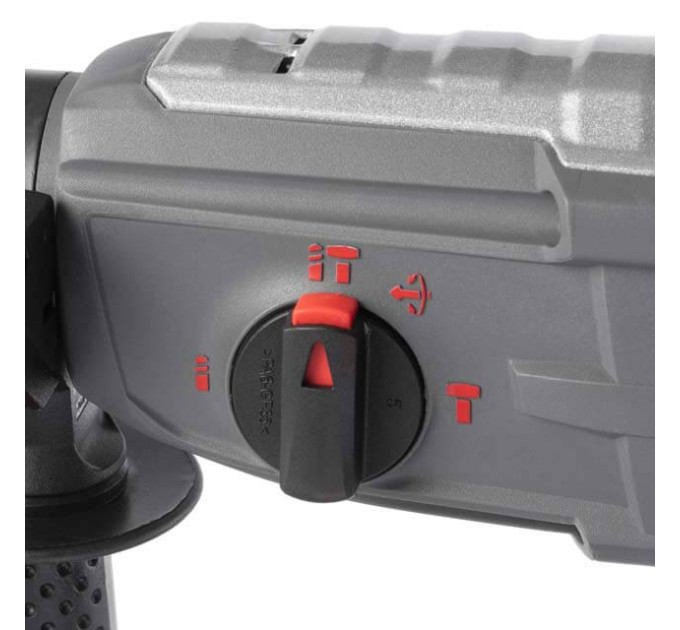 Перфоратор 1000 Вт, 3.5 Дж, 0-1300 об/хв., 0-5100 уд/хв., 3 режими, SDS plus INTERTOOL DT-0185