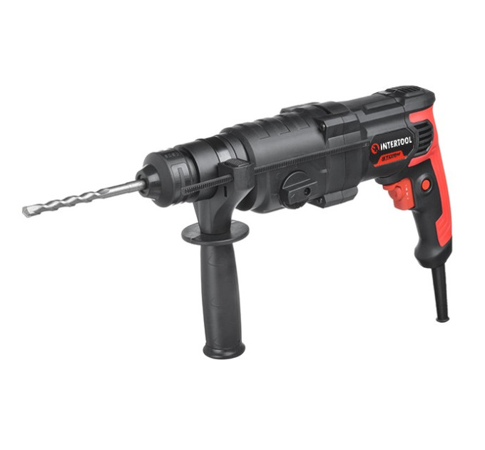 Перфоратор 1000 Вт, 3.5 Дж, 0-1100 об/хв., 0-4700 уд/хв., 3 режими, SDS plus INTERTOOL WT-0156