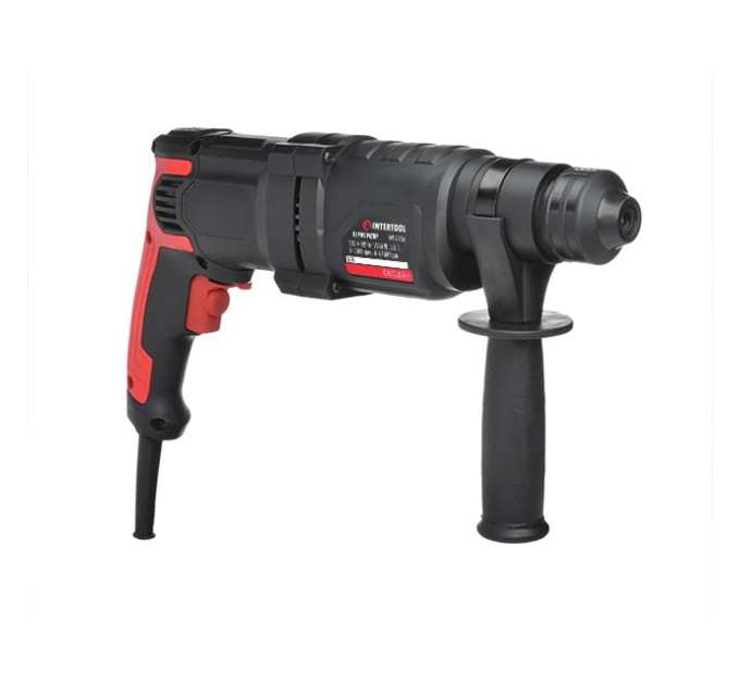 Перфоратор 1000 Вт, 3.5 Дж, 0-1100 об/хв., 0-4700 уд/хв., 3 режими, SDS plus INTERTOOL WT-0156