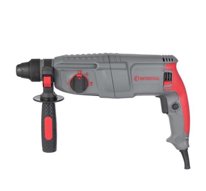 Перфоратор 850 Вт, 3.2 Дж, 0-900 об/хв., 0-4400 уд/хв., 3 режими, SDS plus INTERTOOL DT-0180
