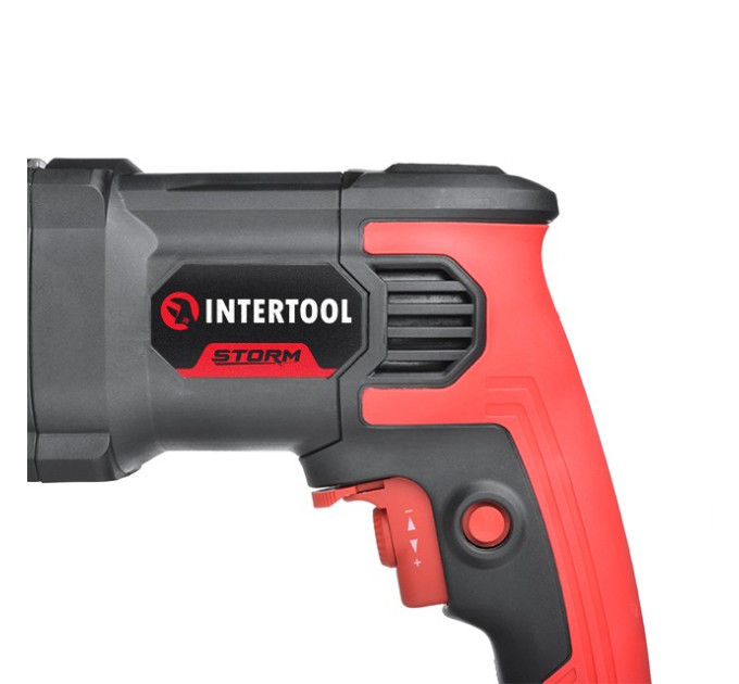 Перфоратор 1000 Вт, 3.5 Дж, 0-1100 об/хв., 0-4700 уд/хв., 3 режими, SDS plus INTERTOOL WT-0156