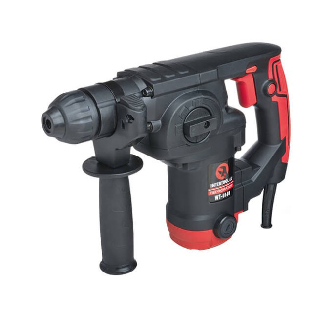 Перфоратор 900 Вт, 3.5 Дж, 0-930 об/хв., 0-5100 уд/хв., 3 режими INTERTOOL WT-0160