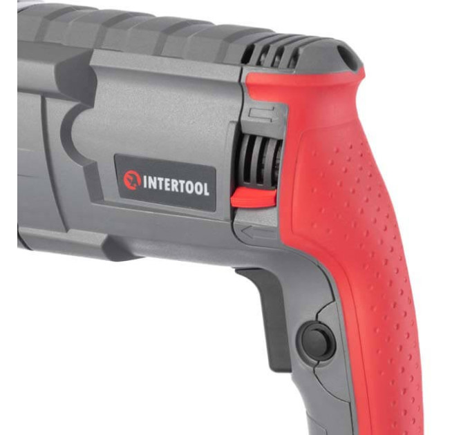 Перфоратор 1000 Вт, 3.5 Дж, 0-1300 об/хв., 0-5100 уд/хв., 3 режими, SDS plus INTERTOOL DT-0185