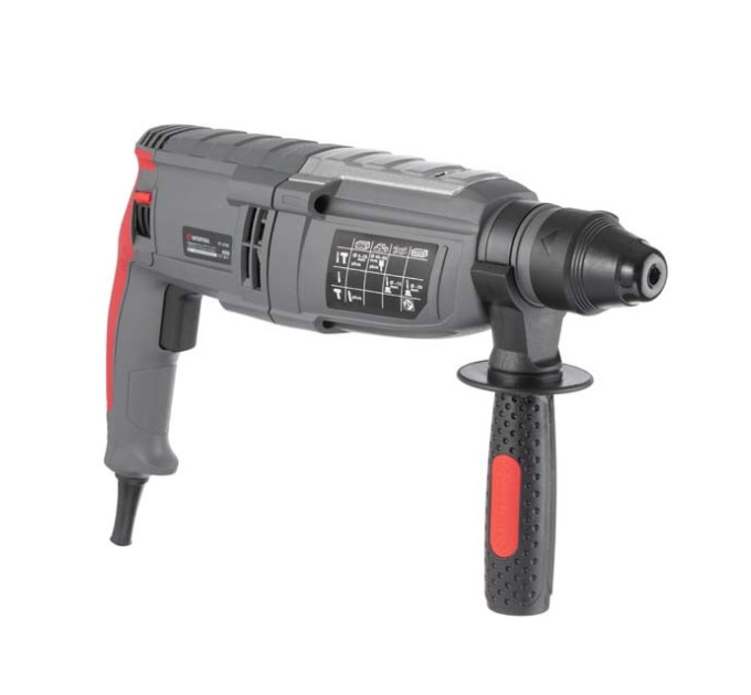 Перфоратор 1000 Вт, 3.5 Дж, 0-1300 об/хв., 0-5100 уд/хв., 3 режими, SDS plus INTERTOOL DT-0185