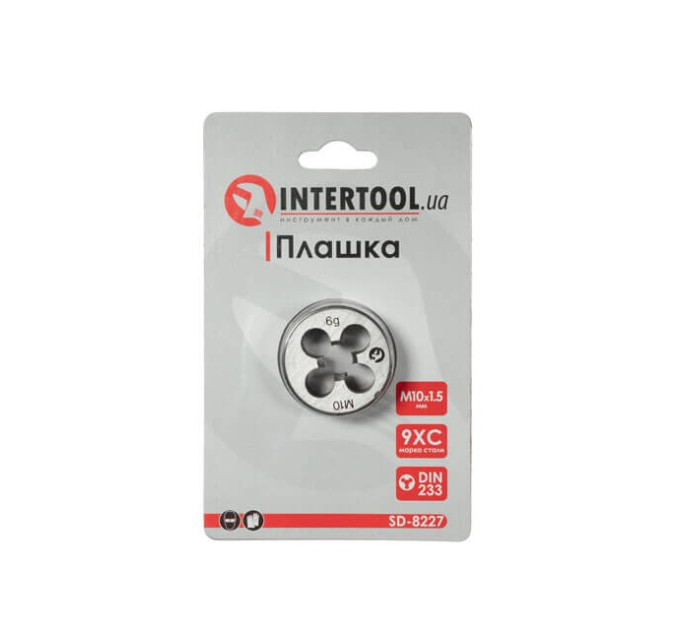 Плашка M10x1,5 мм INTERTOOL SD-8227
