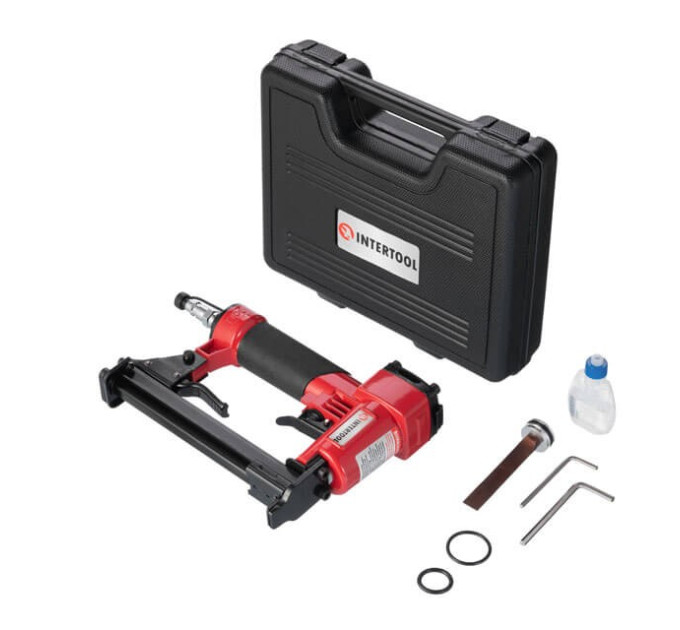 Степлер пневматичний для скоби 12.80*16 мм INTERTOOL PT-1610