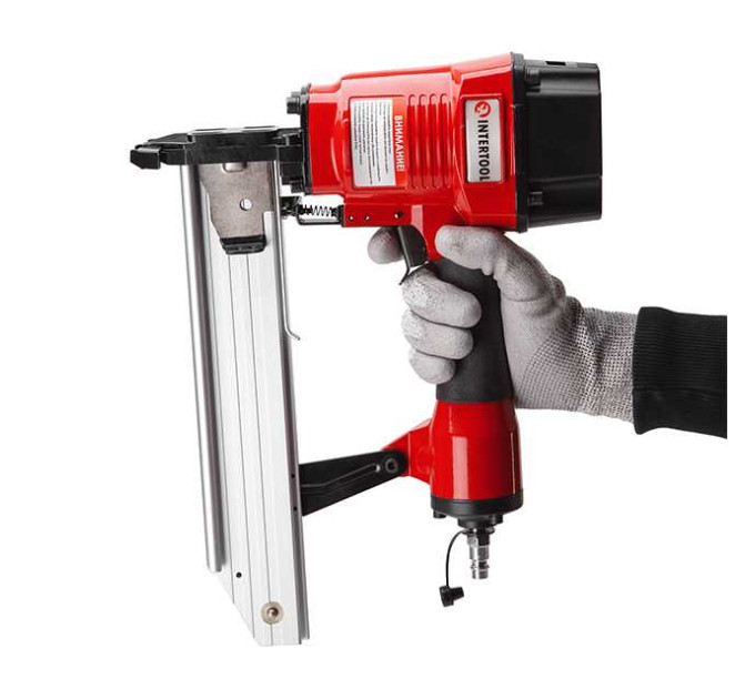 Степлер пневматичний для скоби 10.80*50 мм INTERTOOL PT-1615