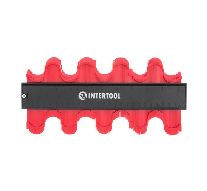 Шаблон для копіювання контуру 250 мм, ABS, з фіксатором INTERTOOL MT-0025