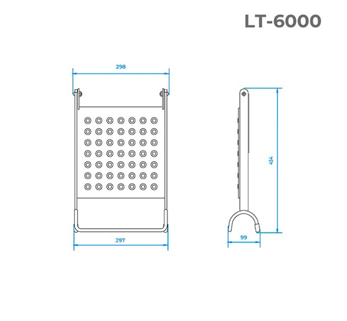 Знімна сходинка-полиця INTERTOOL LT-6000