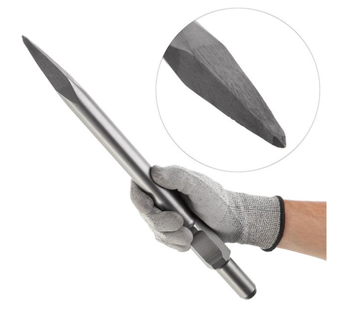 Піка по каменю HEX 30*410 мм INTERTOOL SD-0461