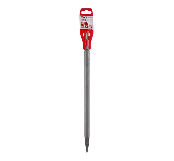 Пробійник по каменю SDS PLUS 400 x 17мм INTERTOOL SD-0442