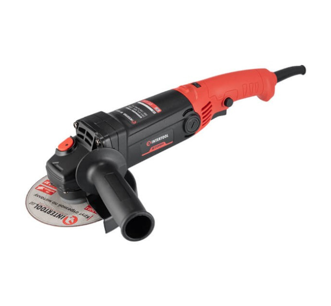Шліфмашина кутова 860 Вт, діаметр круга 125 мм, 3000-11000 об/хв. INTERTOOL WT-0232