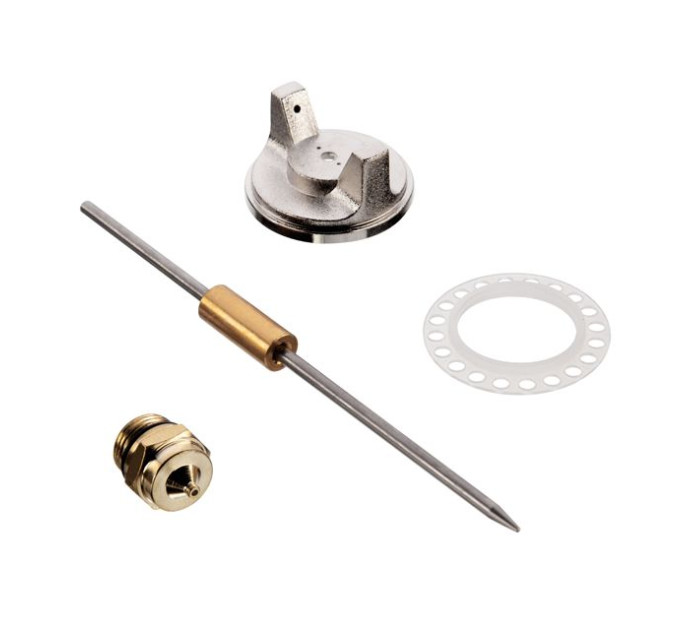 Комплект форсунки 1.3мм для фарбопульта HP РТ-0204, PT-0205, PT-0210, PT-0211 (дюза, повітряна головка, голка) INTERTOOL PT-2003