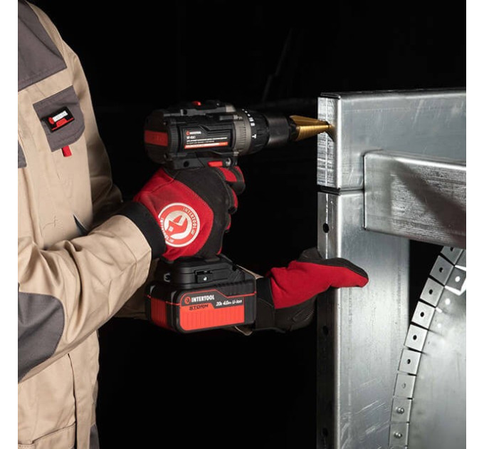 Куртка робоча 2 в 1, 100% бавовна, щільність 180 г / м2, M INTERTOOL SP-3032