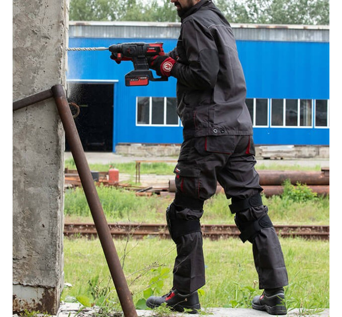 Брюки робочі 80% поліестер, 20% бавовна, щільність 260 г / м2, L INTERTOOL SP-3013