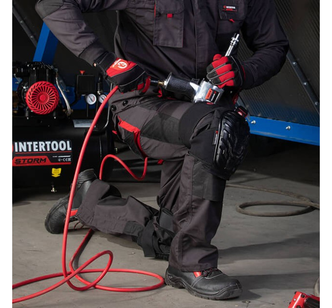 Куртка робоча 80% поліестер, 20% бавовна, щільність 260 г / м2, L INTERTOOL SP-3003