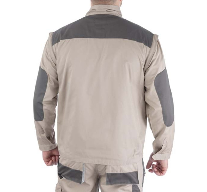 Куртка робоча 2 в 1, 100% бавовна, щільність 180 г / м2, M INTERTOOL SP-3032