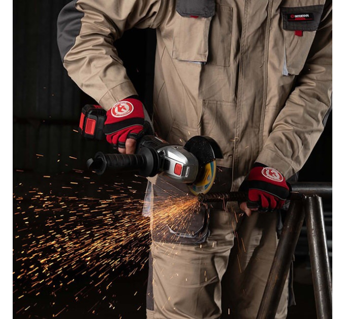 Куртка робоча 2 в 1, 100% бавовна, щільність 180 г / м2, M INTERTOOL SP-3032