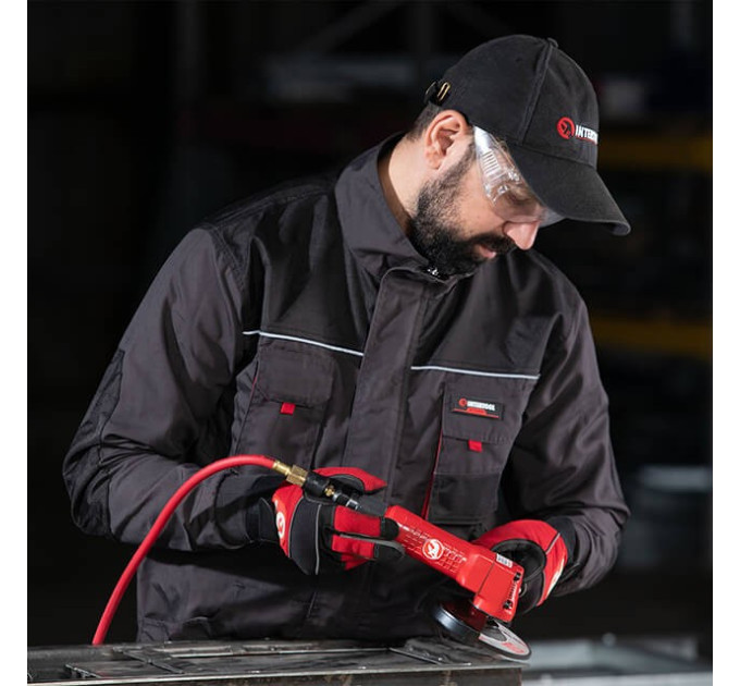 Куртка робоча 80% поліестер, 20% бавовна, щільність 260 г / м2, L INTERTOOL SP-3003