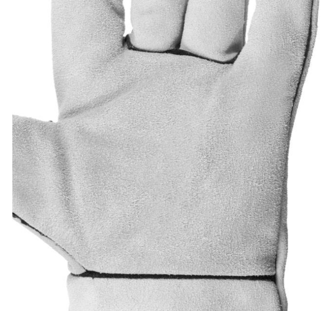 Перчатка замшева сіра (ящик 60 пар) INTERTOOL SP-0009W