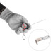 Рулетка з фіксатором 1 м * 6 мм INTERTOOL MT-0401