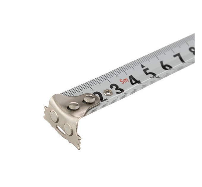 Рулетка з металевим полотном 5 м x 19 мм, три стопора полотна INTERTOOL MT-0105