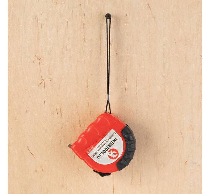 Рулетка з металевим полотном 10м x 25мм "EXTRA" INTERTOOL MT-0210