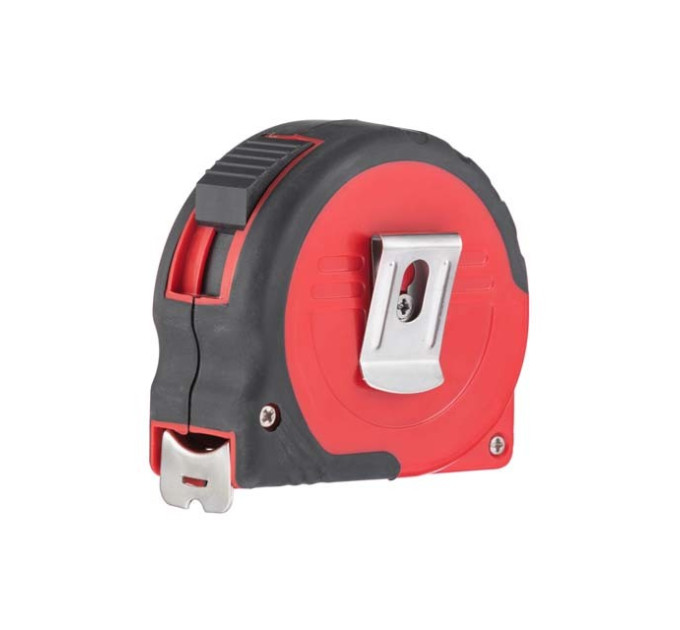 Рулетка з фіксатором 8м x 25мм INTERTOOL MT-0408