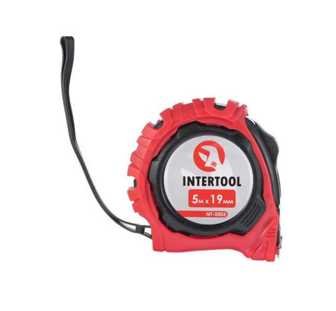 Рулетка з фіксатором 5 м * 19 мм "Магніт" INTERTOOL MT-0505