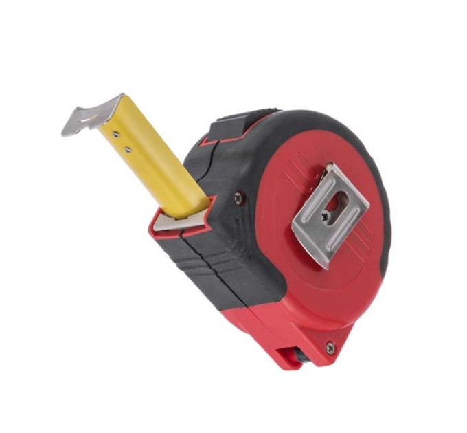 Рулетка з фіксатором 8м x 25мм INTERTOOL MT-0408