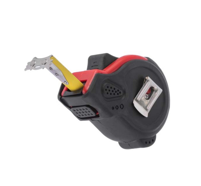 Рулетка з фіксатором 8м*25мм "Супер Магніт" INTERTOOL MT-0608