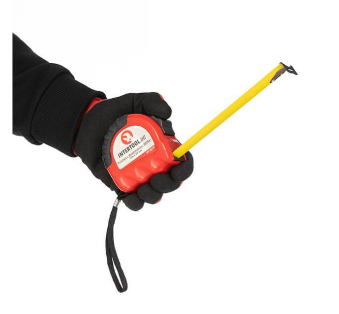 Рулетка з металевим полотном 10м x 25мм "EXTRA" INTERTOOL MT-0210